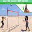 Filet d'entraînement de volleyball autoportant 12 pi Gosports pour l'intérieur ou l'extérieur - installation instantanée et hauteur réglable-75384118