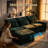 {New Arrived} 99.50 Inch 3-Seater Chenille Modular Sofa Set with Movable Ottoman,Free Combination-89612769