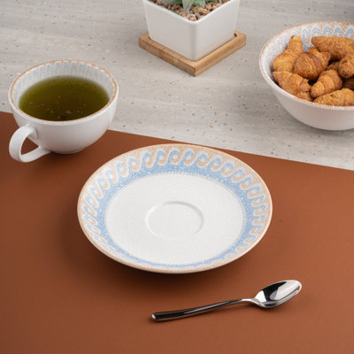 Soucoupe de luxe en porcelaine de qualité supérieure, 6 po |