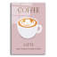  Art mural en verre acrylique «Latte» par Arctic Frame, 12 po x 16 po