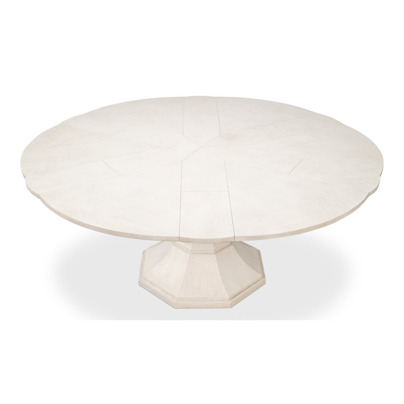 Giselle Round Dining Table, 30"H x 66"L x 66"W, Working White