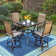 Alyne 4 - Person Metal Patio Dining Set with Square Table