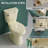 19" ADA Height Compact Two Piece Tall Toilet for Seniors, 1.28 GPF Tornado Single Flush, MAP 1000g, Bone-114137560