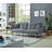 Gladeview 75.6" Velvet Square Arm Sleeper Sofa Bed-32479379