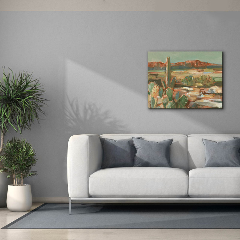 «Pop Desert 1» par Ethan Harper, art mural sur toile, H 26 po x l 34 po