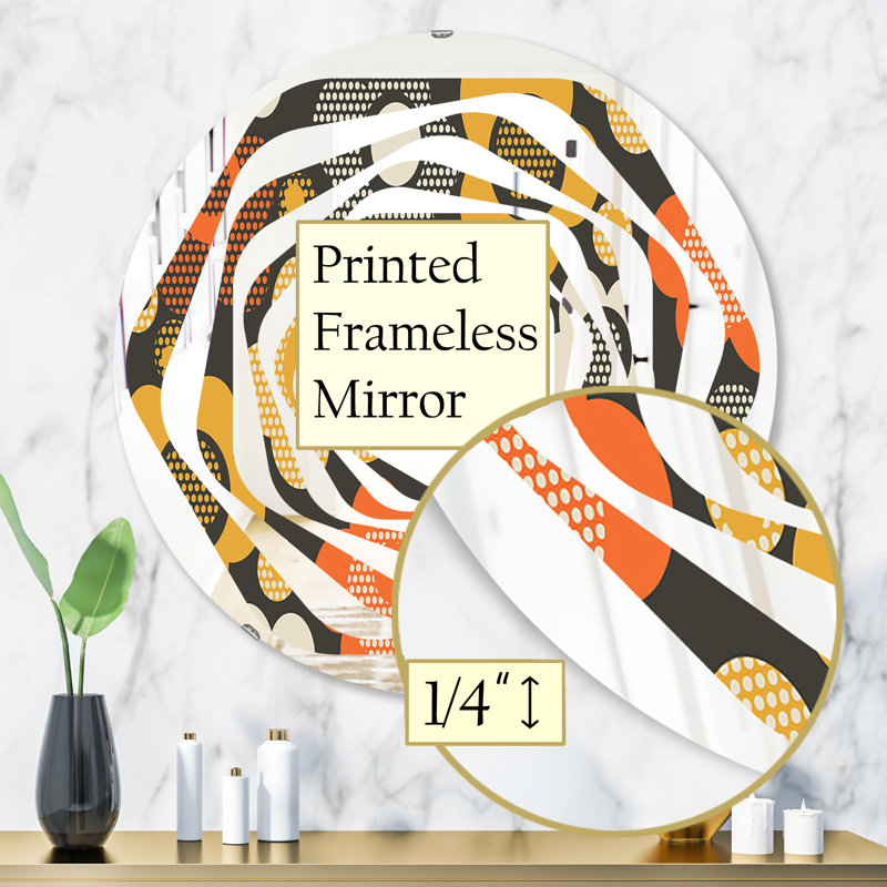 Miroir mural Floral, 31,5 po x 31,5 po