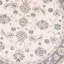 Tapis floral gris et ivoire Ajoni-1451343517