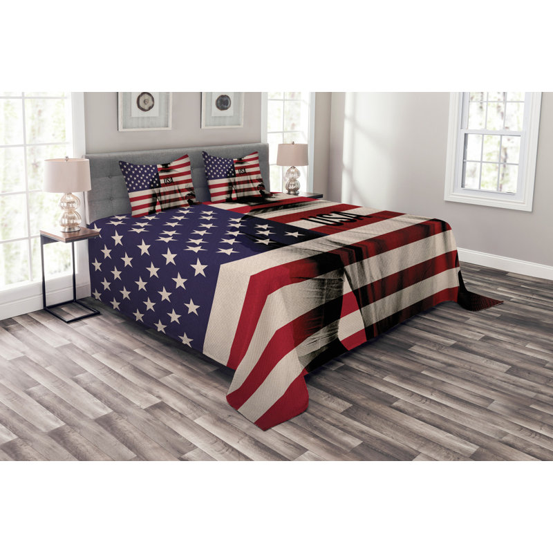 Soccer Bedspread Set with Shams, 220 x 264 cm