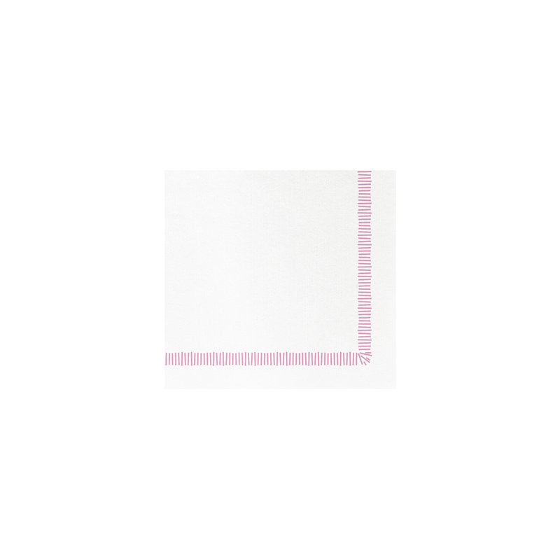 Ensemble de 20 serviettes de table Furniture, Rose, 5 po carré