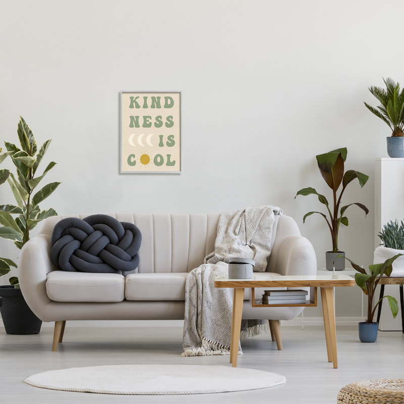 «Kindness Is Cool», estampe numérique encadrée par Daphne Polselli, Estampe numérique Farmhouse, H 20 po x l 16 po