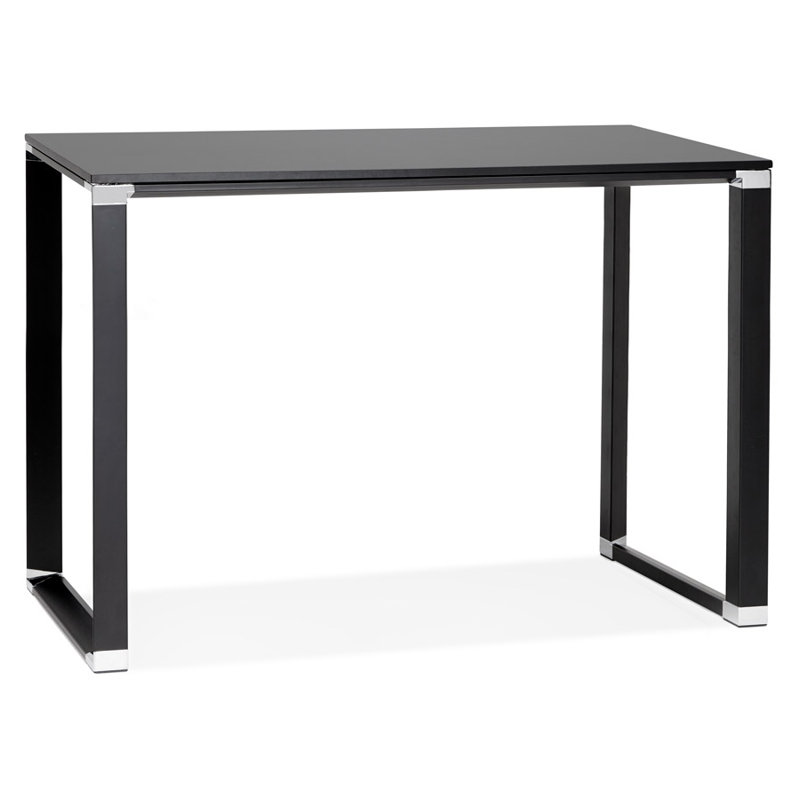Jazya Metal Top Computer Desk, Black