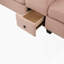 Canapé en velours côtelé L-Type avec design segmenté 4 places, porte-gobelet, port USB, boîte de rangement, console mobile et repose-pieds-754897908