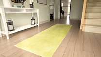 Runner Wool Hand Knotted 60cm X 180cm Area Rug, Green
