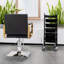 Fauteuil de salon pivotant en similicuir Kriselle-1182673597