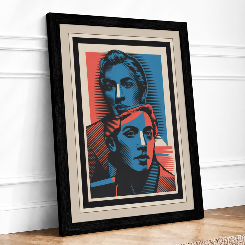 Portraits Pop Art - Print, Black, A3 - 42.0 x 29.7 cm