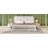 Queen Size Tufted Upholstered Platform Bed, White