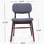 Chaises en tissu, ensemble de 2