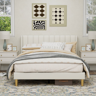 Upholstered Platform Bed Frame