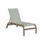 Berlin Gardens Murphy Aluminum Chaise Armless Lounge With Windsor Stripe Spa Sling Fabric-1287534215
