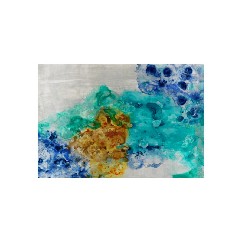 Floating Drops 7 Print by Natasha Jordan, 24" H x 35" W x 1.5" D, Knife Gel