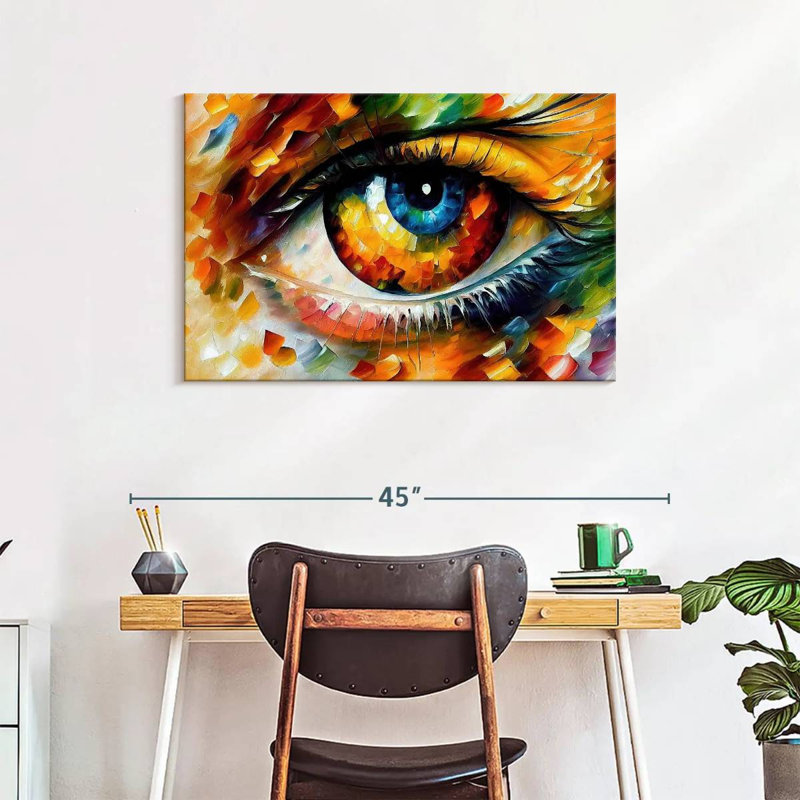 Leisha Eye I, 24" H x 36" W