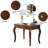 Chestnut Rectangular Solid Wood with 1 drawers desk