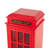 Laice Wooden Vintage London Booth 3 Shelf Telephone Room Storage Unit