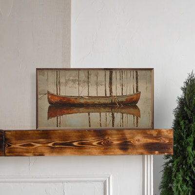 Rusty Canoe On The Water