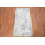 Tapis abstrait lavande douce et brume blanche 2 x 4 pour les salons élégants