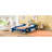 Full Size Race Car-Shaped Platform Bed With Wheels-430469022