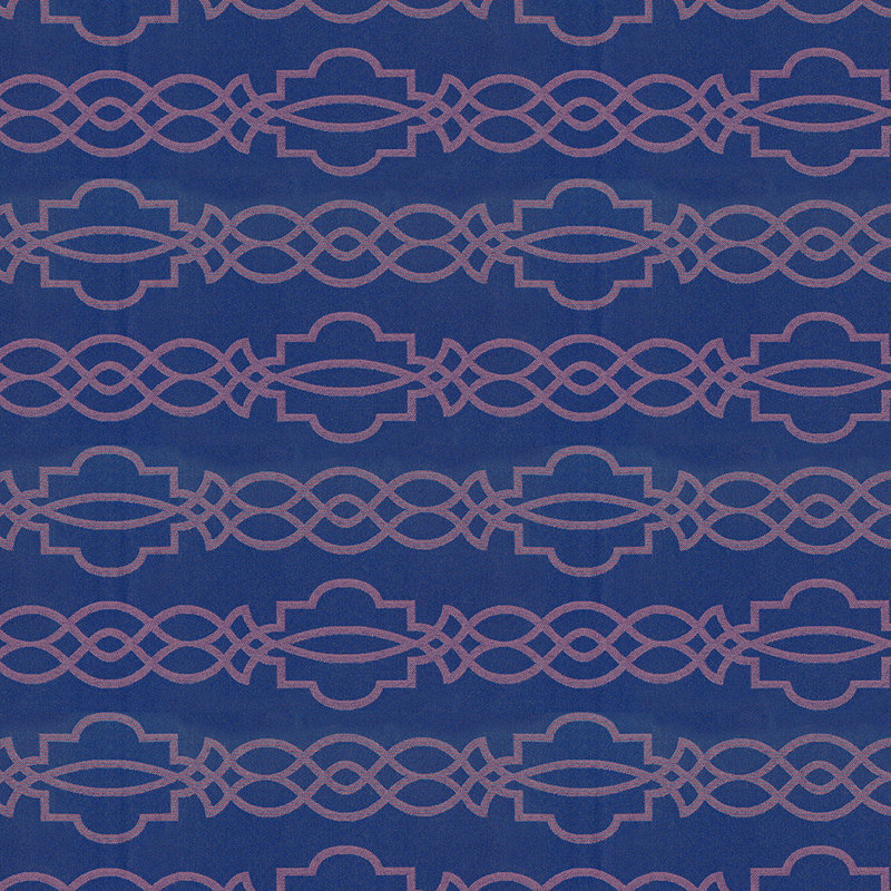Crypton Gate Woven Jacquard Fabric by the Yard, Purple