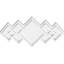 Médaillon de plafond contemporain en PVC de qualité architecturale l 12 po x H 8 po x C 3 3/4 po x P 1 po-36077916
