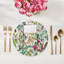 Serviettes de table en satin de coton Plumeria-439229347