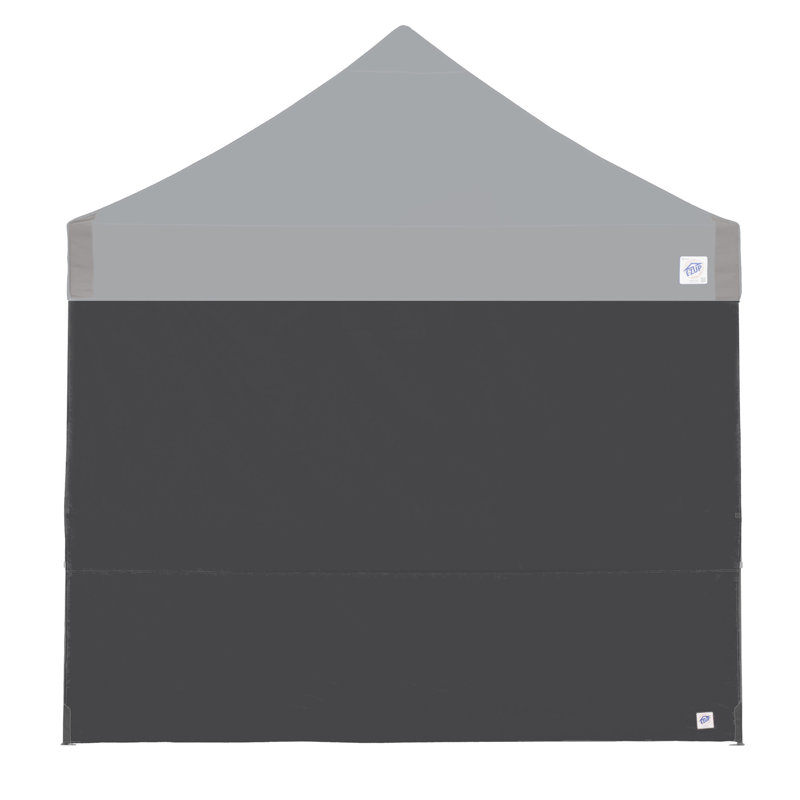 Gray 10' Straight Leg Canopy Sidewall with Truss Clips