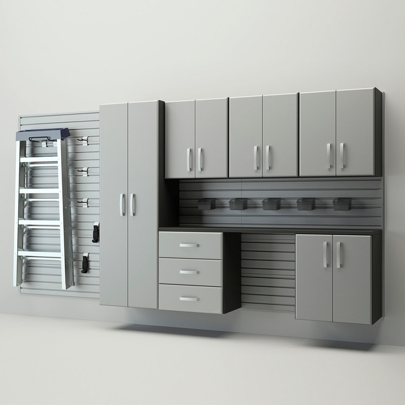 Deluxe 6 Piece Storage System, Silver