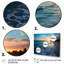 Tranquil Shores Sunset Beach Horizon IV - Art mural plage-1416237610-1416237621