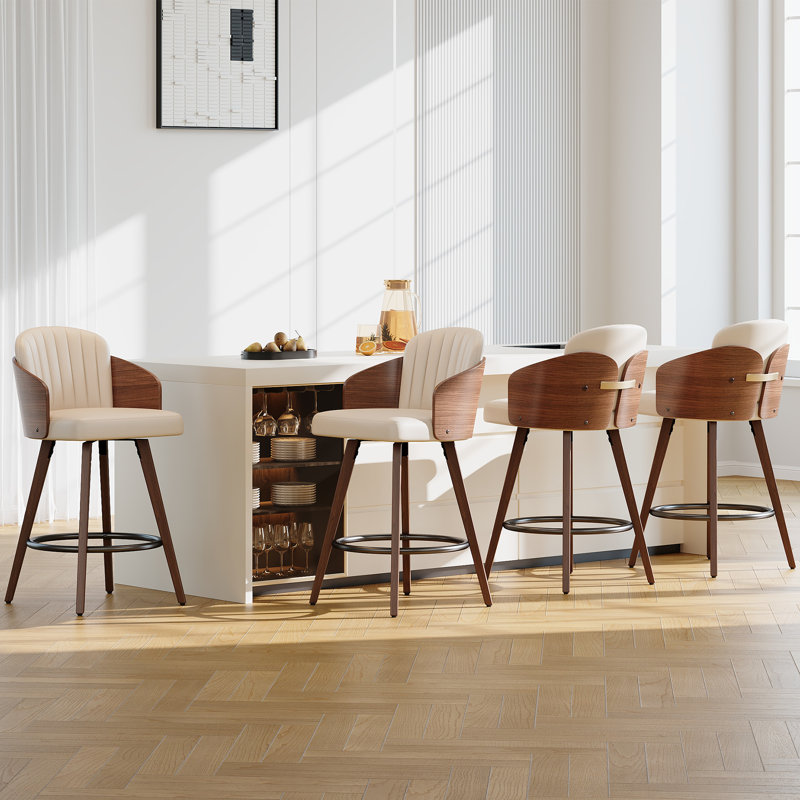 67cm Bar Stool, Beige