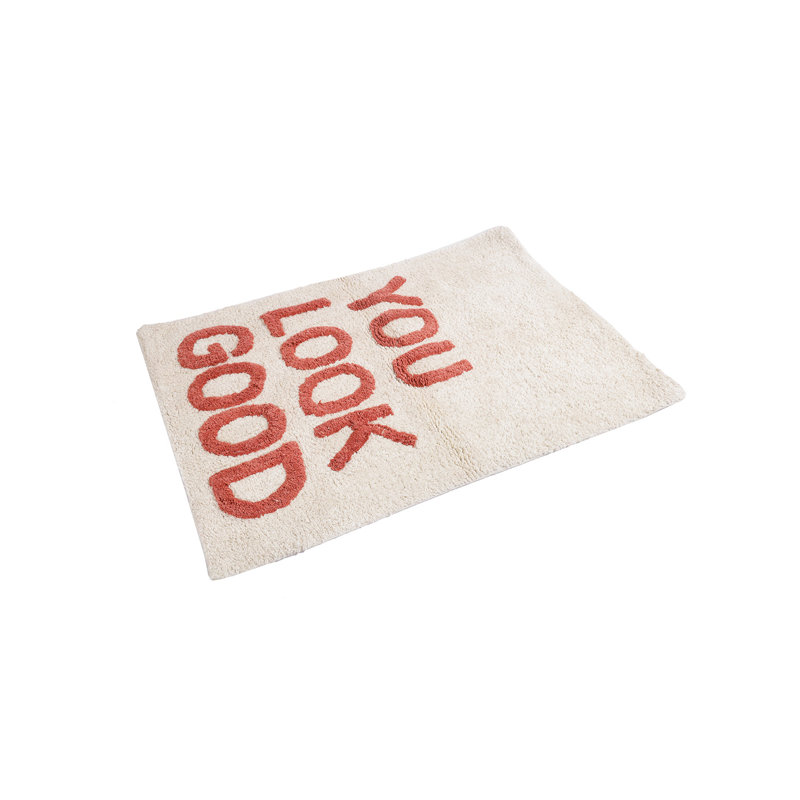 Cotton Blend Non-Slip Bath Rug
