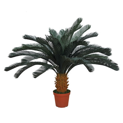 28cm Faux Palm Plant in Pot