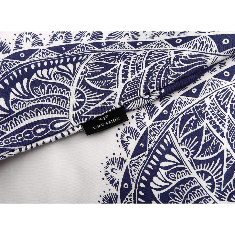 Sheilah Paisley Duvet Cover Set with Pillowcases, Double Duvet Cover + 1 Pillowcase