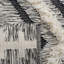 Tapis en laine / coton tissé à la main Adamary en ivoire / noir-456803543