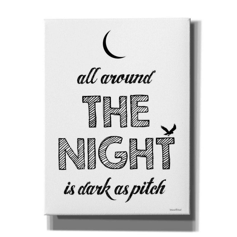 " All Around The Night II " by Lettered & Lined, 16" H x 12" W x 0.75" D