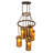 Derri 6 - Light Dimmable Tiered Chandelier