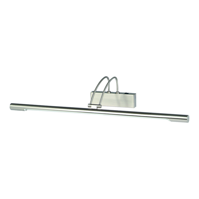 1 -Light Hardwired LED Wall Mounted Picture Light, Satin Silver
