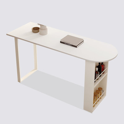 Table de bar moderne en granit de couleur crème
