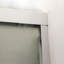 Cabine de douche coulissante demi-cadre l 48 po x H 76 po, 5/16 po (8 mm), argent brossé-121957819