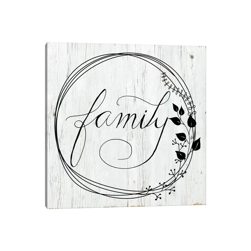 Family by Daniela Santiago - Wrapped Canvas Print, 30.48 cm H x 30.48 cm W