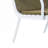 Luna Outdoor Patio PP Loveseat, White Frame With Green Cushion-2042392000