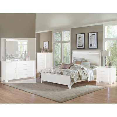 Lit blanc ultrabrillant