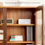 Bibliothèque moderne en bois massif simple
